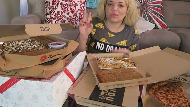 Pizza Hut MUKBANG (Eating Show) | WATCH ME EAT