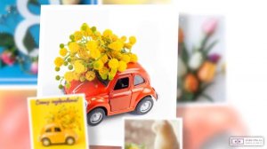 Внучке с 8 марта, видео поздравление