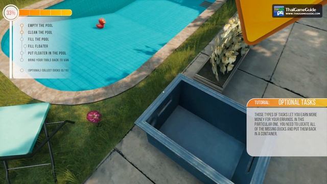 Pool Cleaning Simulator : Simulation Relaxing ~ First 15 minutes Gameplay Walkthrough смотреть онлайн