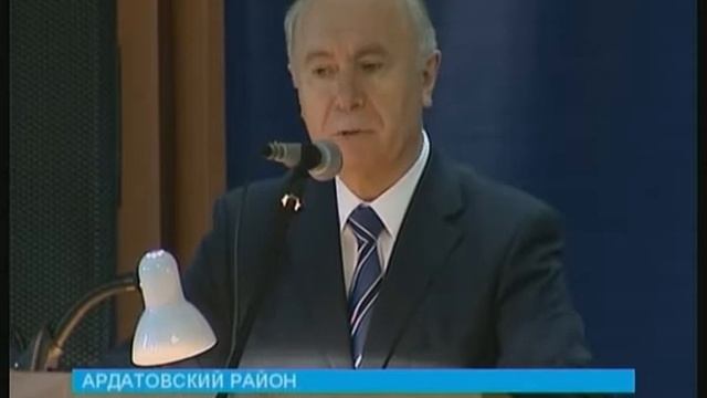 Николай Меркушкин с рабочим визитом посетил Ардатовский район смотреть онлайн