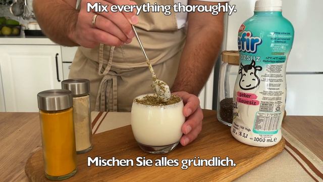 Haben Sie Ein Glas Kefir Und Ingwer? Bereiten Sie Ein Getränk Zu, Das Den Durst Perfekt Löscht