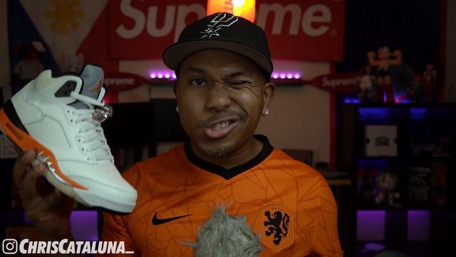 EARLY LOOK: SHATTERED BACKBOARD JORDAN 5s ON FEET смотреть онлайн