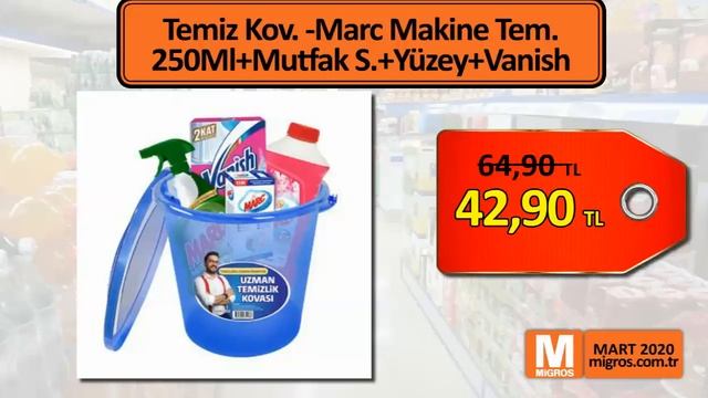 MİGROS MART | İndirimli Temizlik Ürünleri Migros.com.tr'de | TEK TEK NET SUNUM