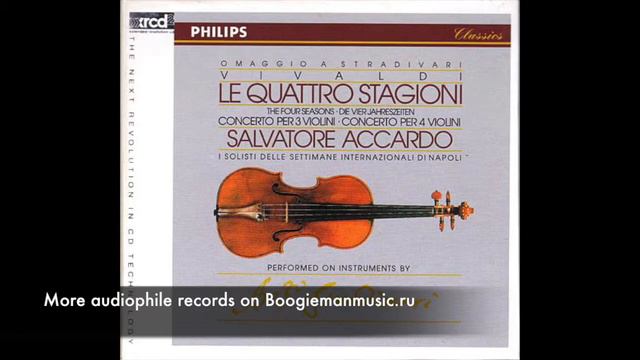 Salvatore Accardo - Vivaldi - Le Quattro Stagioni - Philips – 470 450-2 XRCD2 смотреть онлайн
