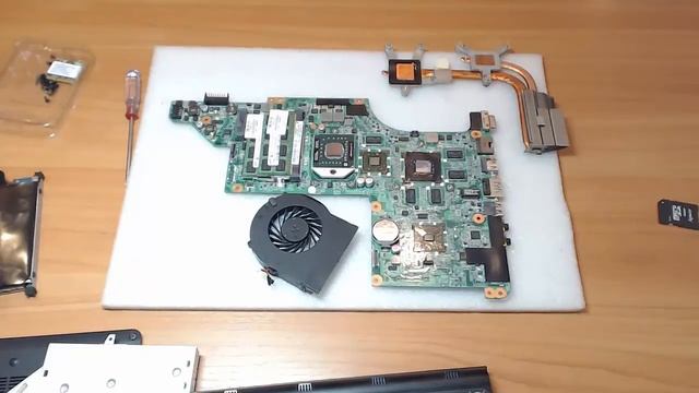 Разборка и чистка HP Pavilion DV6-3105er (Cleaning and Disassemble HP Pavilion DV6-3105er series)