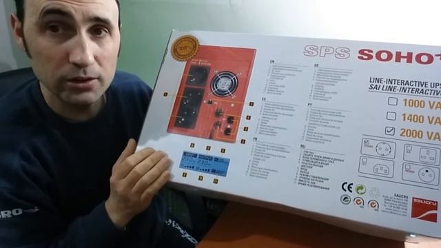 UNBOXING SAI SALICRU SPS SOHO+ 2000VA-1200W. смотреть онлайн