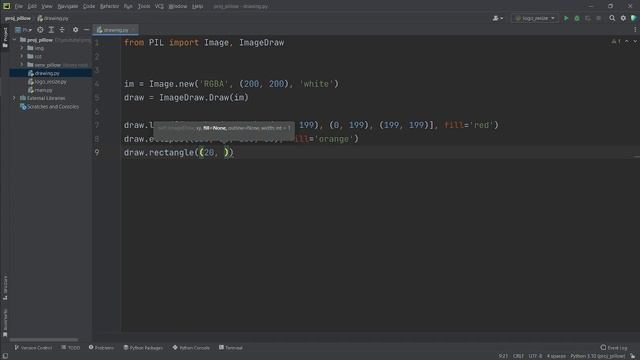 157 - Desenhando formas com Pillow Python смотреть онлайн