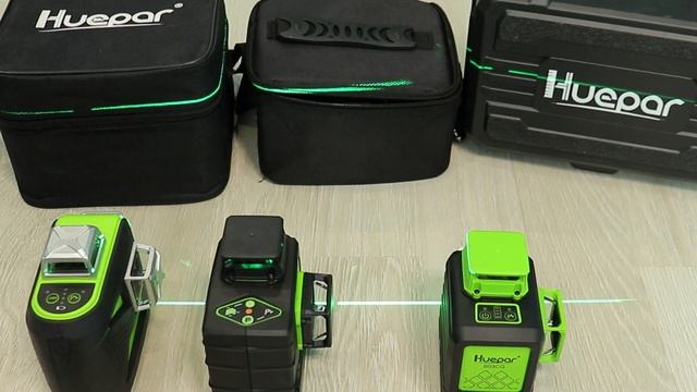 3D лазерные уровни HUEPAR. Отличия. Какой лучше взять? Модели Huepar GF360G | 603CG | B03CG смотреть онлайн