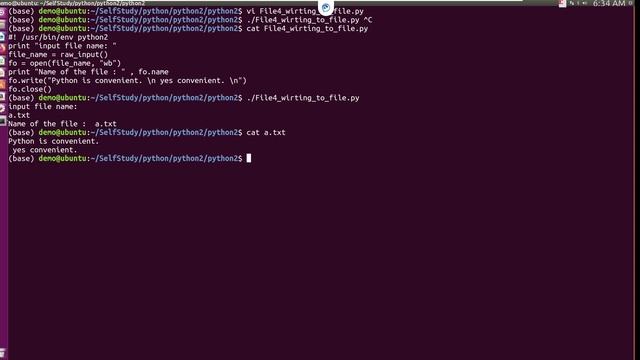python2 write to file смотреть онлайн