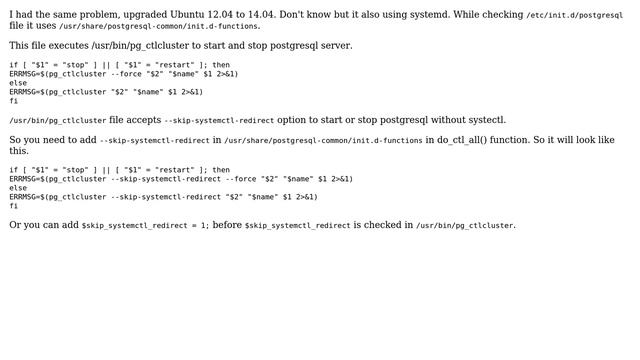 PostgreSQL fails to reinstall after upgrading Ubuntu 12.04 to 14.04 (4 Solutions!!) смотреть онлайн