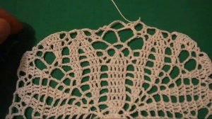 САЛФЕТКА "СНЕЖНАЯ КОРОЛЕВА" КРЮЧКОМ. ЧАСТЬ 2