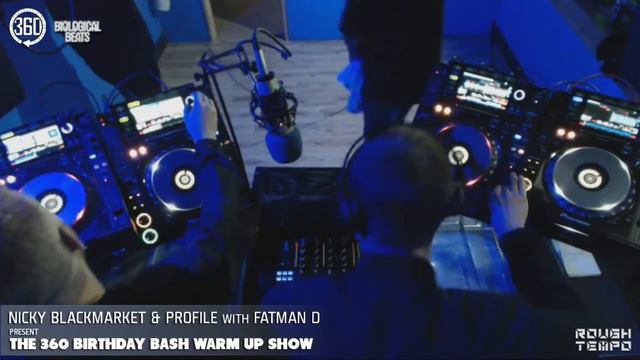 NICKY BLACKMARKET & PROFILE with FATMAN D Present The 360 WARM UP on ROUGH TEMPO - November 2015 смотреть онлайн