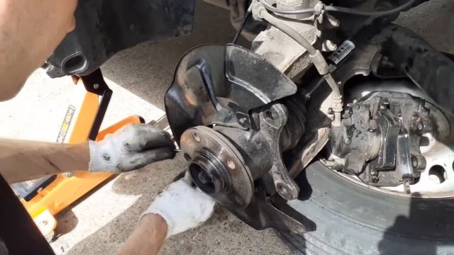 ЗАМЕНА ОПОРНЫХ ПОДШИПНИКОВ! VOLKSWAGEN T5 TDI TRANSPORTER! смотреть онлайн