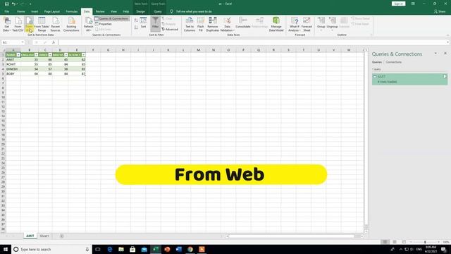 Get & Transform Data Group/Block in Excel | From Text/CSV, From Web, From table Range, etc. смотреть онлайн