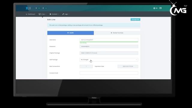 Tutorial Panel de Control Xtream XUI MG TV - CREAR DEMOS- CREAR USUARIOS FINALES смотреть онлайн