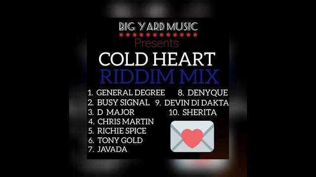 "COLD HEART RIDDIM" (MegaMix) BIG YARD MUSIC (General Degree, Busy Signal, Chris Martin смотреть онлайн