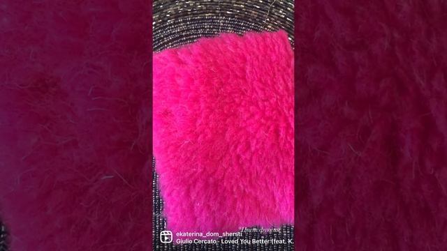 Экомех из натуральной овечьей шерсти ?. Цвет фуксия.? #экомех смотреть онлайн