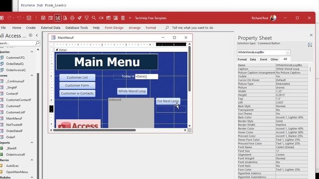 While Wend Loops in Microsoft Access VBA смотреть онлайн