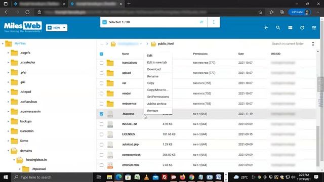 How to Deny Access to .htaccess File using DirectAdmin? | MilesWeb смотреть онлайн
