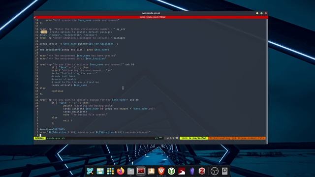 Bash script to automate Anaconda Environment creation смотреть онлайн