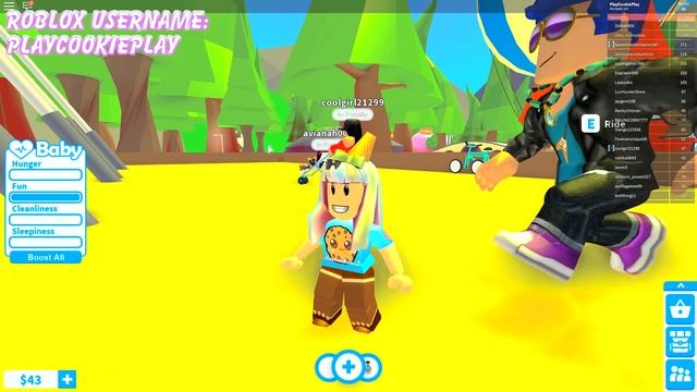 Adopt Me Roblox with Cookie Swirl C смотреть онлайн