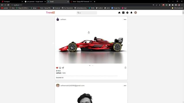Instagram Clone ( TrendZ ) - React, Redux-toolkit, Django and Postgresql Database смотреть онлайн