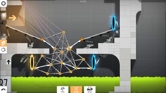 BRIDGE CONSTRUCTOR PORTAL - Level 36 to 39! (Gameplay) смотреть онлайн