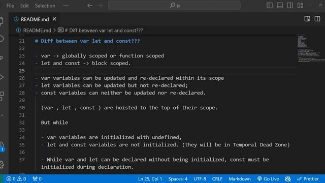 Var, Let, and Const – What's the Difference? #javascript #javascriptinterviewquestions || Q2 смотреть онлайн