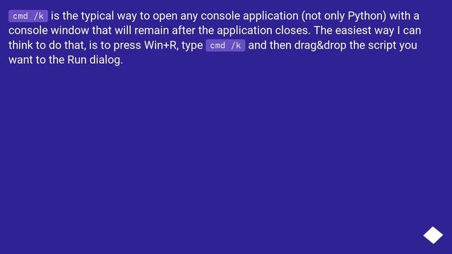 How to keep a Python script output window open? смотреть онлайн