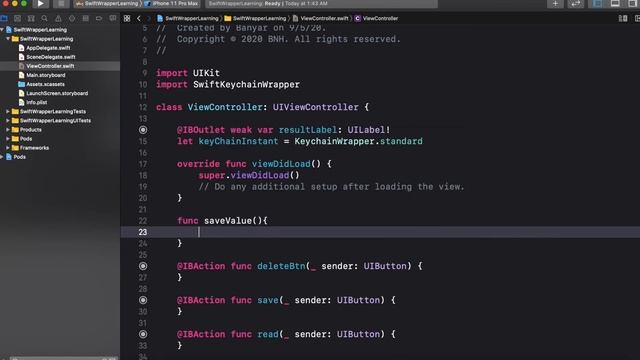 How to use iOS keychain to secure sensitive data in swift. смотреть онлайн