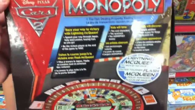 Pixar Cars Monopoly Game! смотреть онлайн