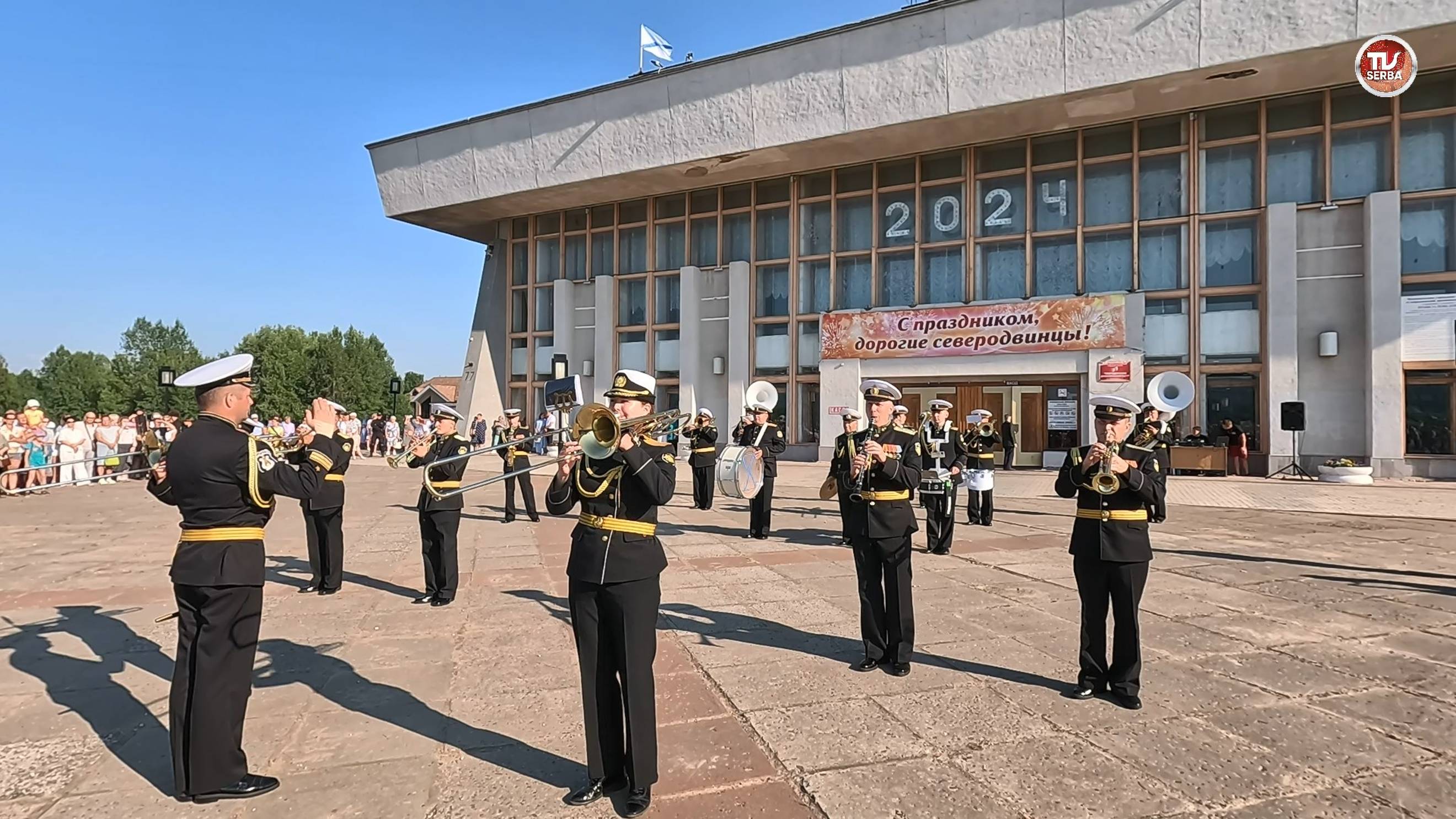 Плац-концерт эстрадно-духового оркестра Беломорской ВМБ смотреть онлайн