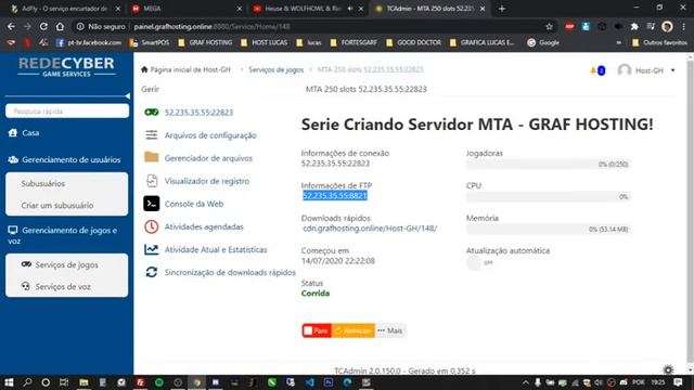 SÉRIE GRAF HOSTING - Criando Servidor de MTA do Zero - PARTE 01 смотреть онлайн
