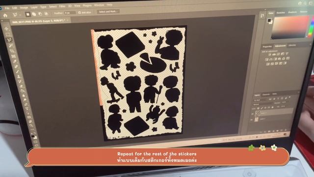 How To Make Stickers (Procreate/Photoshop/Illustrator) | MemoirW [멤와더블유] | [ENG/TH Cc]