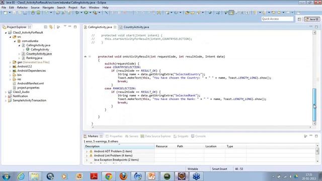 Android Tutorial-Implementing Start Activity For Result (part-12).mp4 | Edureka смотреть онлайн