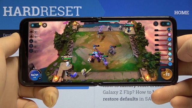 TFT Mobile on SAMSUNG Galaxy Z Flip – Performance Checkup смотреть онлайн