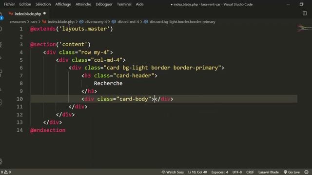 Application de gestion d'une agence de location de voitures ب Laravel Darija (إضافة ل frontend) смотреть онлайн