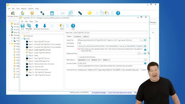 Installing Tight VNC with PDQ Deploy смотреть онлайн