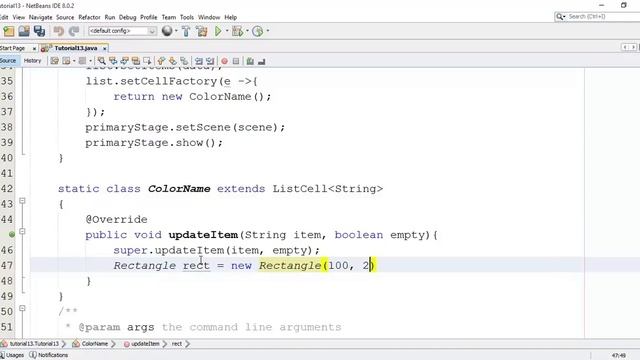 JavaFX 8 Tutorial 13 - List View смотреть онлайн