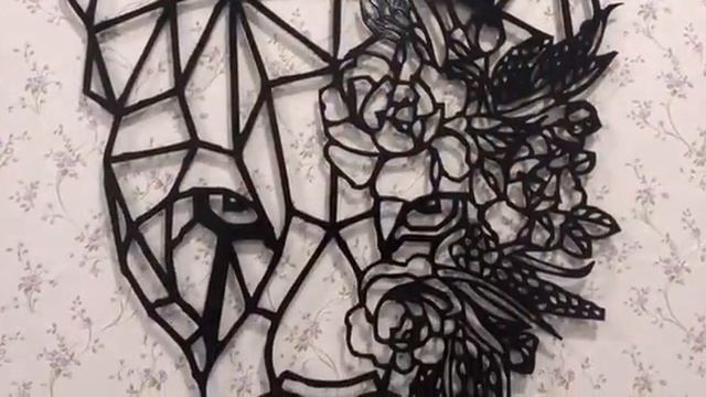 Картина из металла "Львица" смотреть онлайн