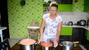 ТОМАТНЫЙ СОК на зиму. Простой рецепт, Приготовление томатной пасты. Консервирование