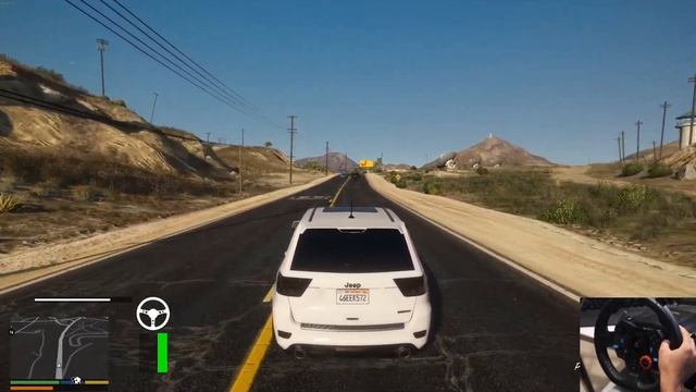 CHEROKEE SRT 2013 EN GTA V! JUGANDO CON VOLANTE!