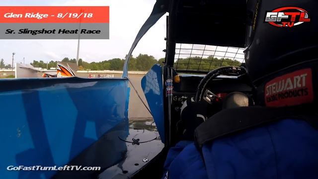 Danny Ballard @ Glen Ridge Motorsports Park - Sr. Slingshot Heat Race 8/19/18 смотреть онлайн