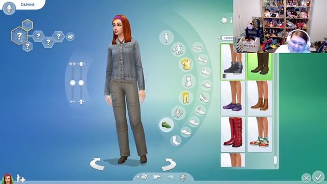 Making A Daphne Blake Inspired Sim - The Sims 4 - Create A Sim - CC LINKED