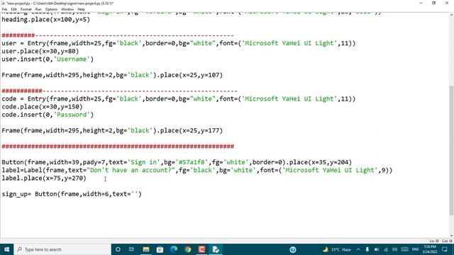 How To Create Login Form for Apps Using Python | Tkinter Project #part1 смотреть онлайн