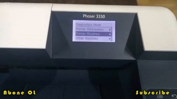 Xerox Phaser 3330 Factory Settings