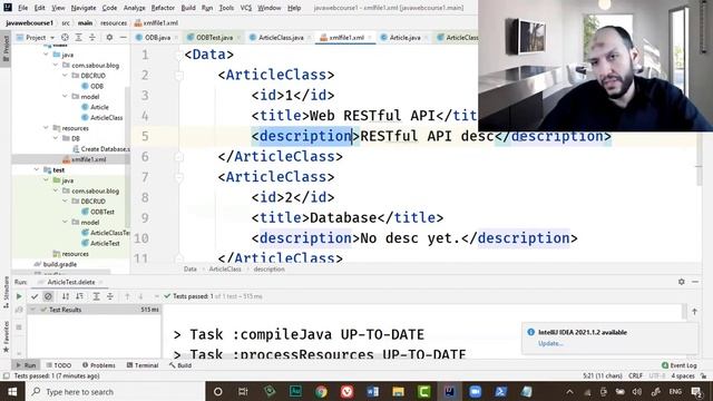 60 Modern Java Web XML, JSON files and Transfer of data to and from the site смотреть онлайн