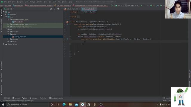 Creating a Simple Web View using Android Studio- Kotlin смотреть онлайн