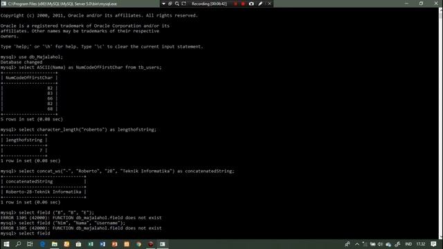 MYSQL FUNCTION DATABASE смотреть онлайн