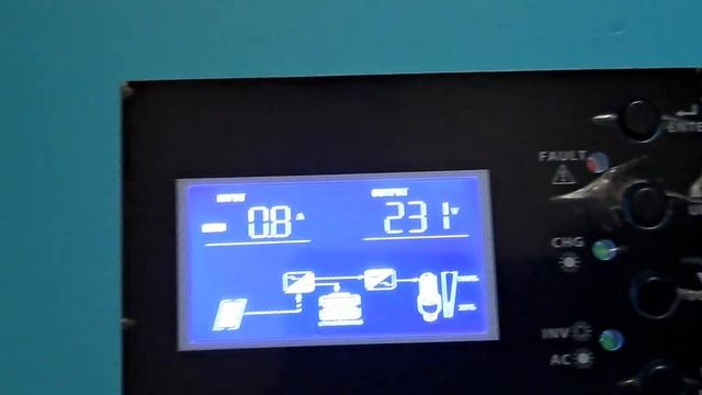 Test după reparatie invertor Easun Isolar SML II 3.5kw scurt întrare baterii смотреть онлайн